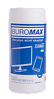 Салфетки для экранов и оптики Buromax ВМ0802 (80)