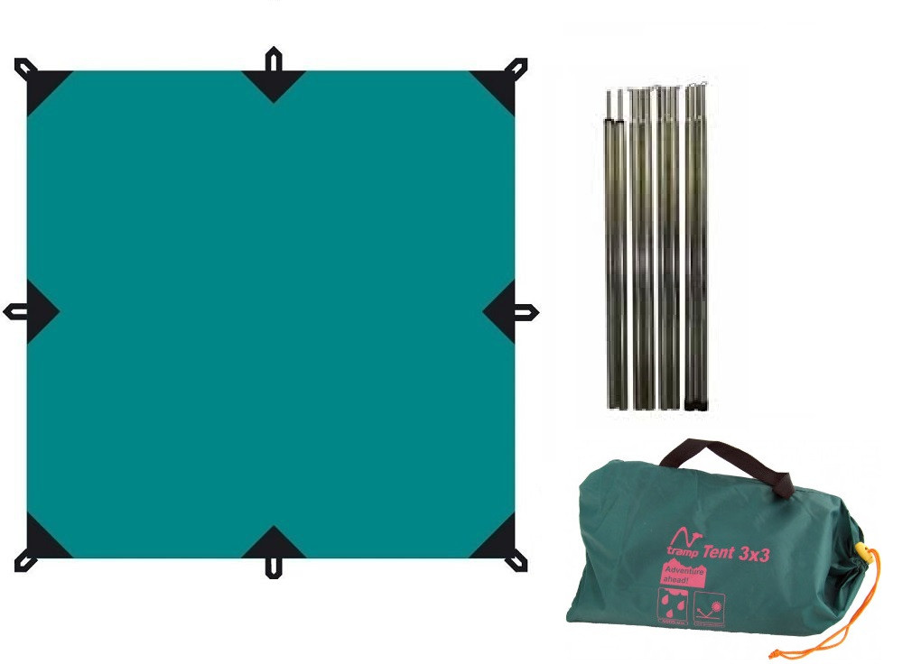Тент 3x3 з стійками Tramp, UTRT-104.04, фото 1
