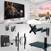 Телевізори, кріплення та полиці – LED, Smart TV, аксесуари