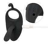 Ерекційне кільце зі стимулятором і вібрацією TripleWave, фото 2