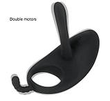 Ерекційне кільце зі стимулятором і вібрацією TripleWave, фото 6