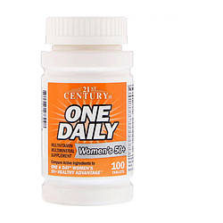 Витамины 21st Century One Daily Multivitamin for Women`s 50+ 100 tabs