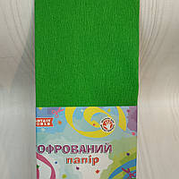 Креп-папір 50*200 зелений.