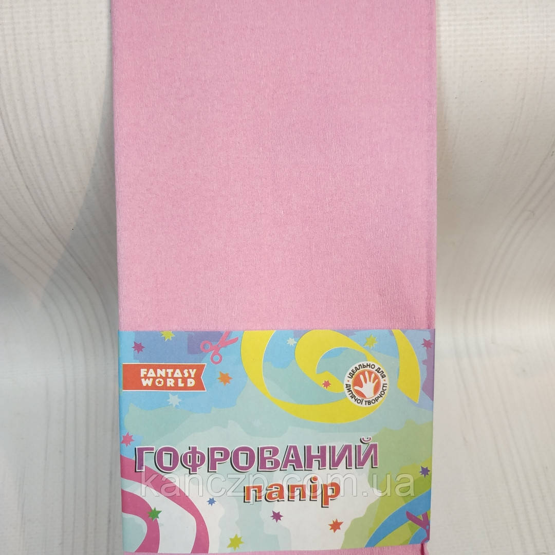 Креп-папір 50*200 ніжно-рожевий