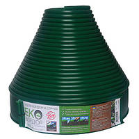 Пластиковый садовый бордюр Gartec Экобордюр Оптимальный Тип 2 10,3 см 20 м (зеленый)