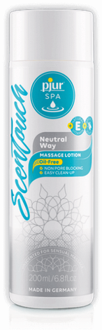 Масажний лосьйон Pjur SPA ScenTouch Neutral Way 200 мл | Limon, фото 2