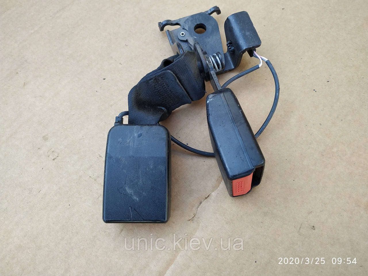 Ответная часть (замок) ремня безопасности задний двойной Рено Меган 3 б ...