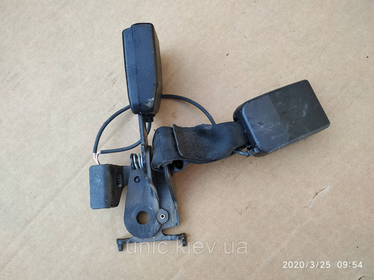 Ответная часть (замок) ремня безопасности задний двойной Рено Меган 3 б ...