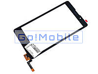 Сенсор (тачскрин) для Nokia XL Dual Sim (RM-1030) черный AAA