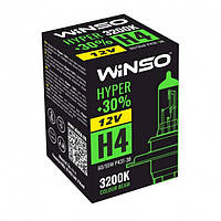 Галогенна лампа Winso HYPER !30% H4 12V 60/55W P43t-38 3200 K