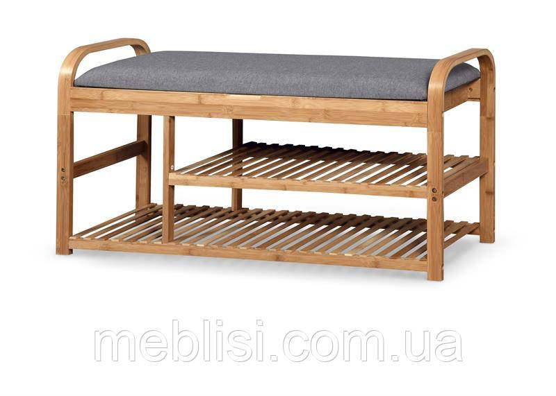 Стелаж для взуття ST13 натуральний/сірий (100х33х50) Halmar