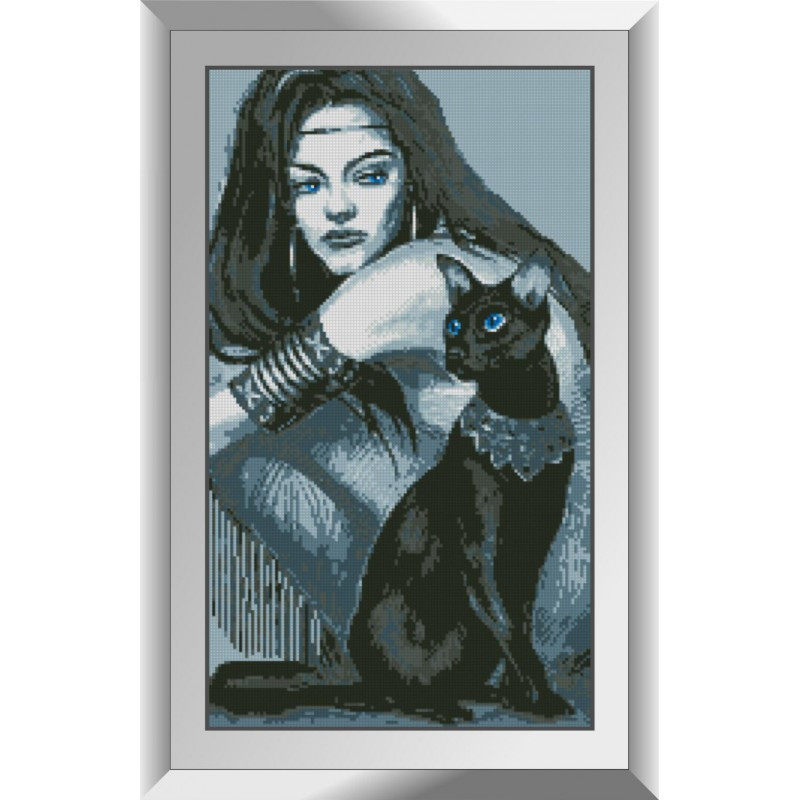 Набір алмазної мозаїка Блакитноокі Dream Art 31313 (32 x 55 см), фото 1