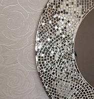 Идеи рам для зеркала, декорированных мозаикой 10