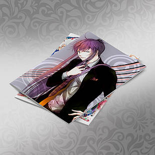 Зошит 48 л. на скобі карта Vocaloid 002