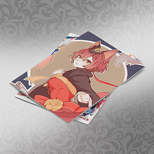 Зошит 48 л. на скобі клітка Vocaloid 003