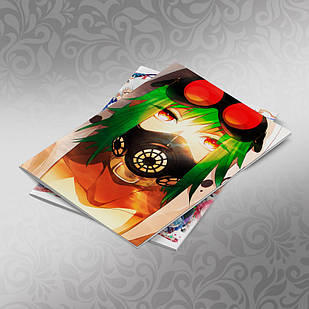 Зошит 48 л. на скобі клітка Vocaloid 006