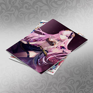 Зошит 48 л. на скобі клітка Vocaloid 008