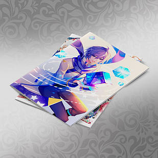 Зошит 48 л. на скобі клітка Vocaloid 009