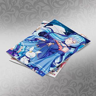 Зошит 48 л. на скобі карта Vocaloid 017