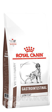 Корм для собак Royal Canin Gastroіntestinal Low Fat (Роял Канін Гастроінтестінал Лоу Фет) 12 кг.
