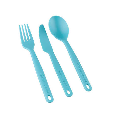 Набір столових приборів туристичний Sea to Summit Camp Cutlery Set Pacific Blue, фото 1