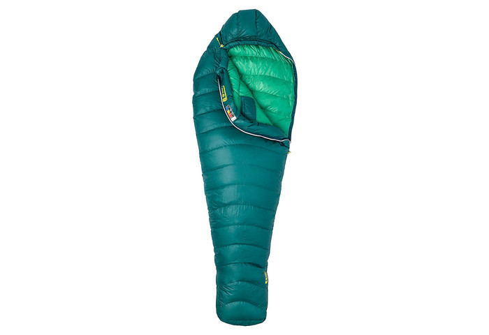 Пуховий спальник Marmot Phase 30 (900196) Deep Teal / Turf Green, Ліва