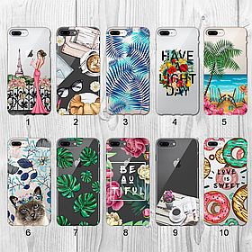 Силіконовий чохол із малюнком для Apple iPhone 8 Plus (new collection)