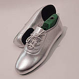 Сріблясті шкіряні джазівки українського виробника Vlad&K, фото 4