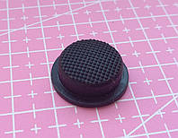 Кнопка 16 мм накладка на кнопку кнопочка силиконовая чёрная резиновая мягкая пимпочка 16мм