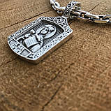 Срібний ланцюжок Комбінований Якір і підвіска Варвара, фото 3