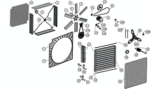 Комплектуючі і запчастини для вентиляторів