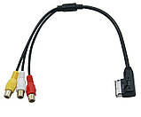 AUX кабель For VW Audi AMI AUX Cable Adapter A3 A4 A6 A7 A8 Q5, Q7 R8 AMI MMI RCA 3RCA DVD Video Audio, фото 2