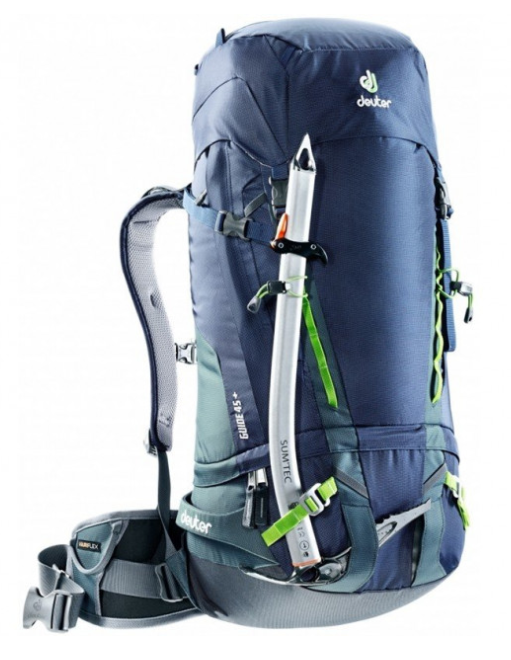 Рюкзак трекінговий Deuter Guide, 3361317, 45+ л, синій із салатовим