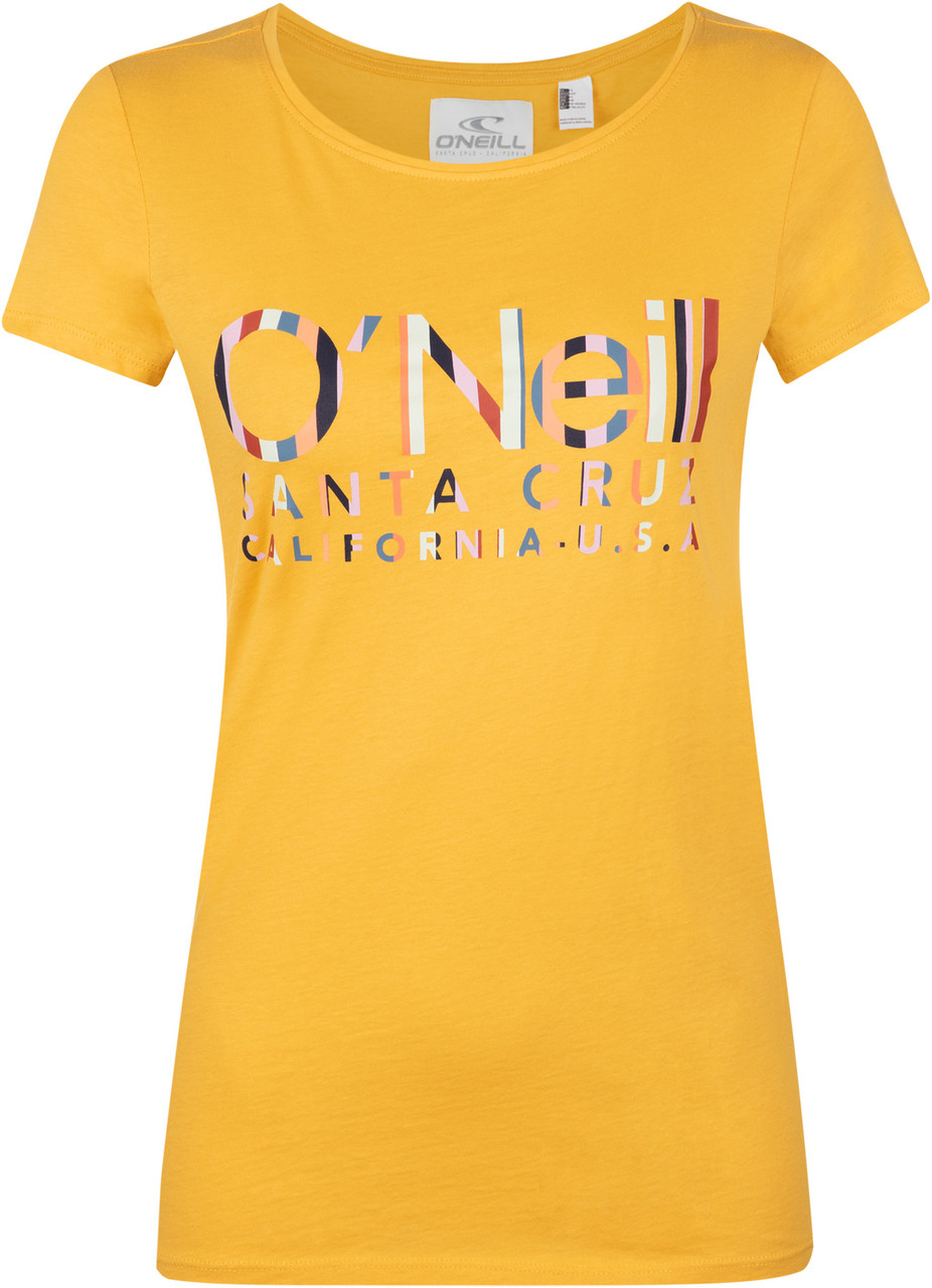 Жіноча золотисто-жовта футболка o'neill Cali,XS,S,M,XL, 8648-2036
