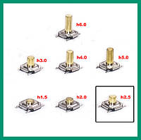 Тактовая кнопка 5.2-5.2мм h2.5мм (лот 10шт)