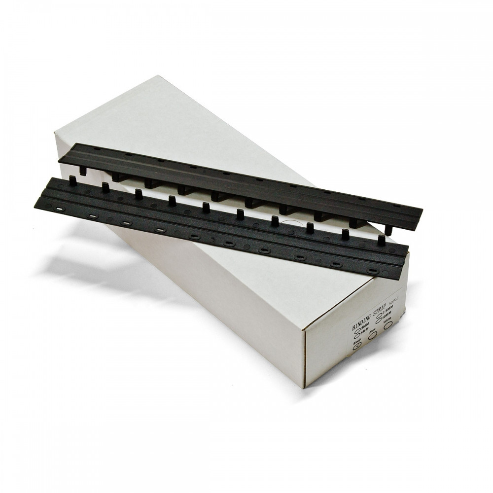 Пластини Press-Binder 7,5мм чорний, пач./50.