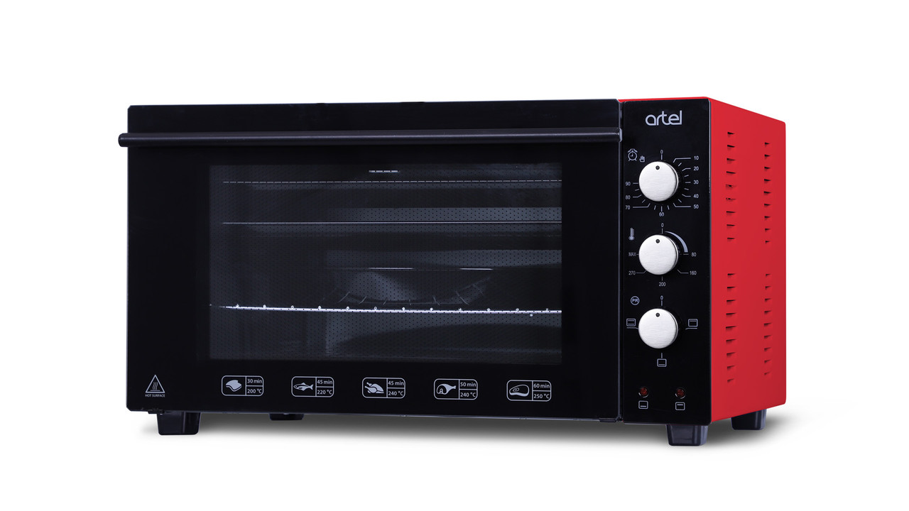 Електрична піч Artel MD 4218 E BLACK-RED 42 л