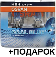 Автомобильная лампа OSRAM Cool Blue Intence HB4 +20% 12V 51W 9006CBI