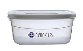 Судок 1,2 л білий (арт. 91б)