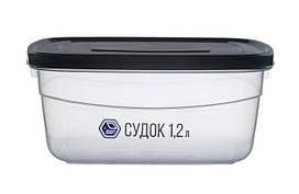 Судок 1,2 л чорний (арт. 91ч)