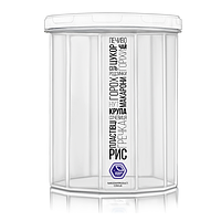 Ємність для сипучих продуктів 2,0 л з білою кришкою (арт. 98б)
