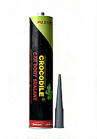 Герметик полиуретановый для швов 310 (черный) CROCODILE