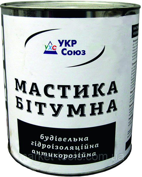 Мастика бітумна гідроізоляційна 10 кг УХС