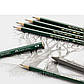 Графіт натуральний Faber-Castell Pitt Graphite Pure Pencil, ступінь твердості 3B, 117303, фото 8