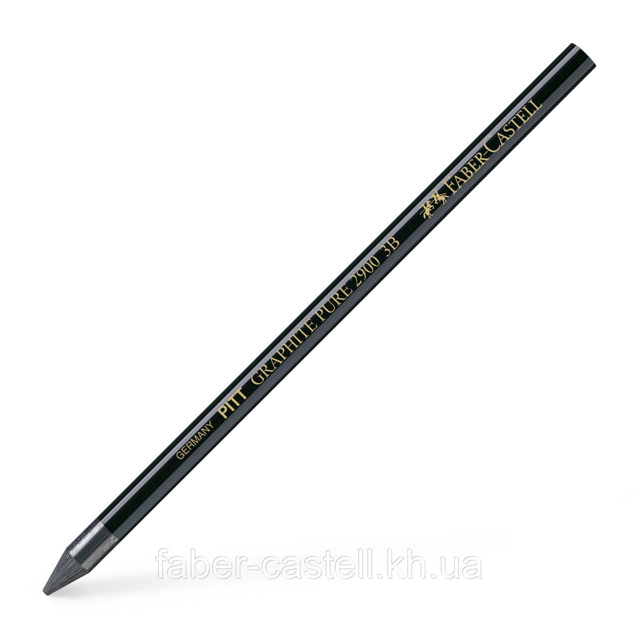 Графіт натуральний Faber-Castell Pitt Graphite Pure Pencil, ступінь твердості 3B, 117303