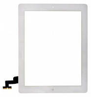 Сенсор (тачскрин) для iPad 2 с копкой Home белый Оригинал (Тестирован)