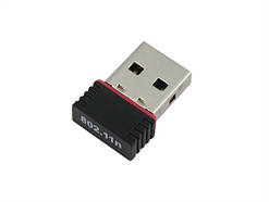 USB Wi-Fi мережевий адаптер 150Мб , 802.11n , RTL8188ETV , нано