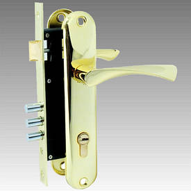 KEDR Замок врізний із ручками 2223-M70 G