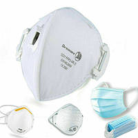 Маски, респіратори, захисні