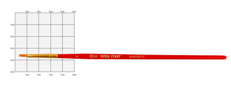 Синтетика плоска, № 1, к. р. пензель ROSA START, фото 1